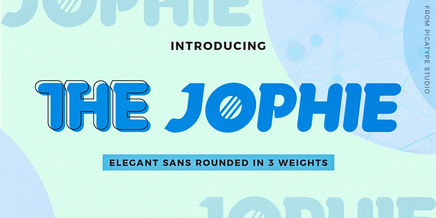 Przykładowa czcionka The Jophie Sans #1